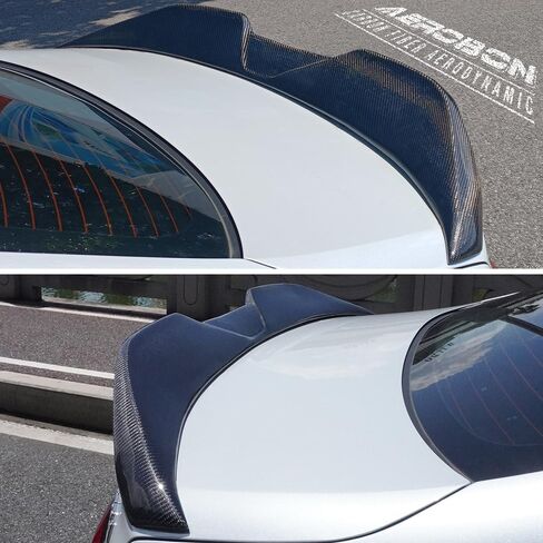 AeroBon Real Carbon Fiber Trunk Trunk متوافق مع 2019-2024 BMW 3-Series G20 Sedan G80 M3 (H Style) in Kuwait