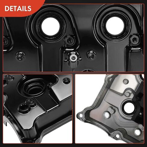 A-Premium Upgraded Aluminum Right Engine Valve Cover with Gasket & Bolts Compatible with Ford F-150 2013-2016, Transit-150/250/350/350HD, Expedition & Lincoln Navigator, 3.5L Turbo Engine Only in Saudi Arabia