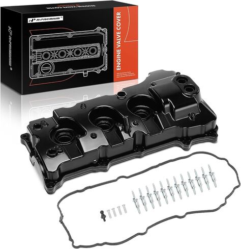 A-Premium Upgraded Aluminum Right Engine Valve Cover with Gasket & Bolts Compatible with Ford F-150 2013-2016, Transit-150/250/350/350HD, Expedition & Lincoln Navigator, 3.5L Turbo Engine Only in Saudi Arabia