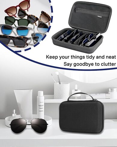 RAIACE Hard Travel Storage Case Compatible with Sunglasses, Carrying Bag for Sunglass and other Small Items. (Case Only) in Saudi Arabia
