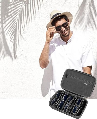 RAIACE Hard Travel Storage Case Compatible with Sunglasses, Carrying Bag for Sunglass and other Small Items. (Case Only) in Saudi Arabia