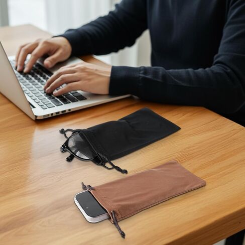 13 قطعة من النظارات الشمسية المصنوعة من الألياف الدقيقة حقيبة سفر للنظارات حافظة ناعمة برباط نظارات حقيبة تخزين لمشاهدة المجوهرات والهواتف الذكية ﻿الاتصال بالهاتف in Kuwait