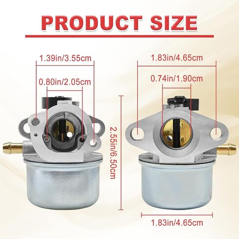 مكربن ​​799868 لمحركات Briggs & Stratton 4-7 HP (بدون اختناق) يتضمن حشية وحلقة دائرية عالية الأداء لاستبدال كربوهيدرات المحرك الصغير 694202، 693909 متوافق مع الموديلات 14111، 698444 in Kuwait