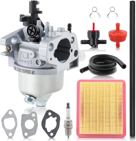 HUAYI 69731 Carburetor Fit for Harbor Freight Predator 173cc 5.5HP Engine for PowerSmart 170cc DB2321SR Lawn Mower RV170 RV170-S Push Mower Engine Carb with Spark Plug Air Filter in Saudi Arabia
