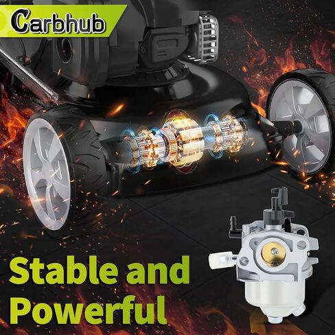HUAYI 69731 Carburetor Fit for Harbor Freight Predator 173cc 5.5HP Engine for PowerSmart 170cc DB2321SR Lawn Mower RV170 RV170-S Push Mower Engine Carb with Spark Plug Air Filter in Saudi Arabia