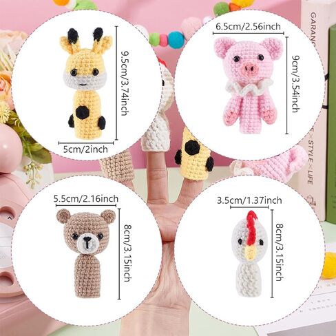 ORIGACH 8 Sets Crochet Flower Bookmarks Kit for Beginners Adults DIY Orchid Rose Sunflower Lavender Starter Crochet Kit to Make Flower Bouquet Bookmarks with Step by Step Video Tutorial, Instruction in Saudi Arabia