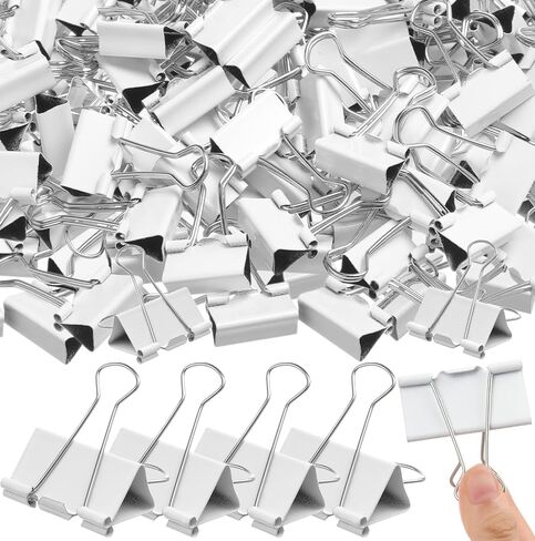 Jetec 200 Pcs Extra Large Binder Clips Bulk 2 Inch Metal Paper Clips Office Supplies Black Paper Clamps for Teachers Students Office Business Supplies in Saudi Arabia