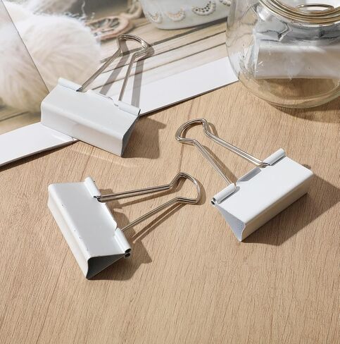 Jetec 200 Pcs Extra Large Binder Clips Bulk 2 Inch Metal Paper Clips Office Supplies Black Paper Clamps for Teachers Students Office Business Supplies in Saudi Arabia