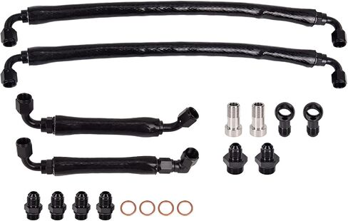 مجموعة ترقية خط التبريد للشاحن التوربيني متوافقة مع Ford F-150 3.5L 2011-2016، Expedition 2015-2017، Transit 2013-2024، for Lincoln Navigator 2015-2017 3.5L in Saudi Arabia