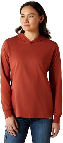 ARIAT Women's Rebar Cotton Strong Hooded T-Shirt in Saudi Arabia