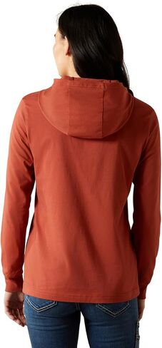 ARIAT Women's Rebar Cotton Strong Hooded T-Shirt in Saudi Arabia