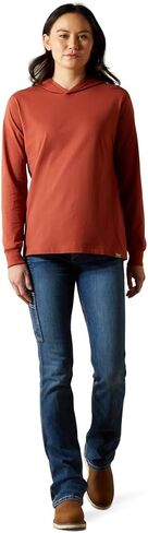 ARIAT Women's Rebar Cotton Strong Hooded T-Shirt in Saudi Arabia