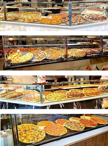 Pizza-Prop, Set of 6, Commercial Pizza Display Stand for increased sales. 0.08" Aluminum, Holds 16-24" Pans, 9.3 oz ea, Made in USA ( QT 6 Units Per Order ) in Saudi Arabia