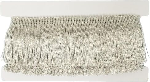 Trims by the Yard 10 Yards of 2" Glitter Chainette Fringe Trim, Christmas Multi in Saudi Arabia
