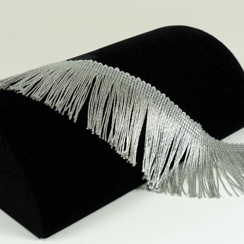 Trims by the Yard 10 Yards of 2" Glitter Chainette Fringe Trim, Christmas Multi in Saudi Arabia
