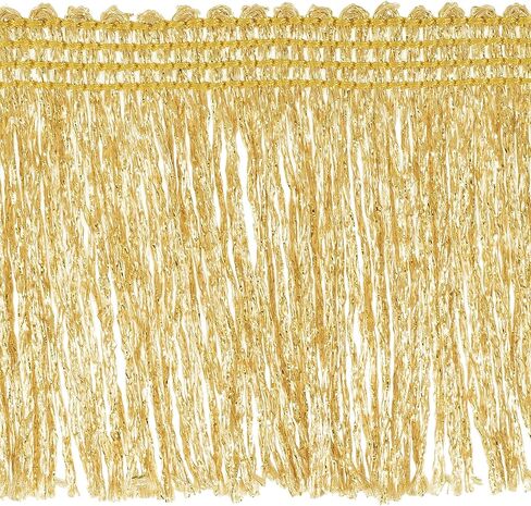Trims by the Yard 10 Yards of 2" Glitter Chainette Fringe Trim, Christmas Multi in Saudi Arabia