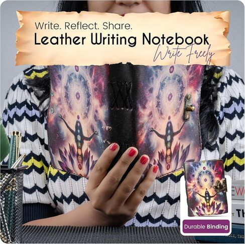 Spell Book of Shadow Lord of the Ring Leather Journal Diary Antique Deckle Edge Paper With Clasp Lock Witchcraft Wiccan Sketchbook Christmas Gift For Men & Women in Saudi Arabia