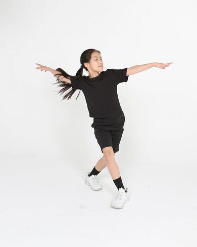 Dance Loose Fit Shirt for Kids Training Gear for Hip Hop, Jazz, Contemporary, Tap, Ballroom Unisex for Girls & Boys in Kuwait