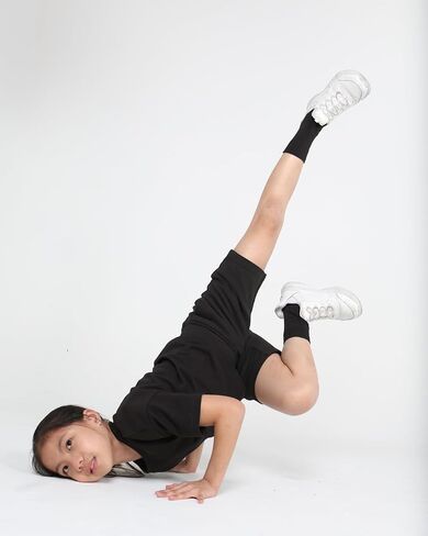 Dance Loose Fit Shirt for Kids Training Gear for Hip Hop, Jazz, Contemporary, Tap, Ballroom Unisex for Girls & Boys in Kuwait