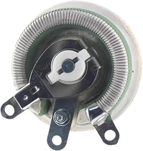1pc 50W BC1 high Power rheostat rotary variable wire wound Disc shape Adjustable resistor Sliding 1R 2R 3R 5R 10R 15R(75R) in Saudi Arabia