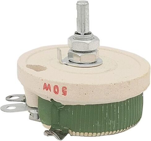 1pc 50 W 10 OHM High Power Wirewound Potentiometer, Variable Widerstand, Rheostat, 50 Watt. in Saudi Arabia