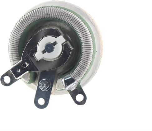 1pc 50W BC1 high Power rheostat rotary variable wire wound Disc shape Adjustable resistor Sliding 1R 2R 3R 5R 10R 15R(100R) in Saudi Arabia