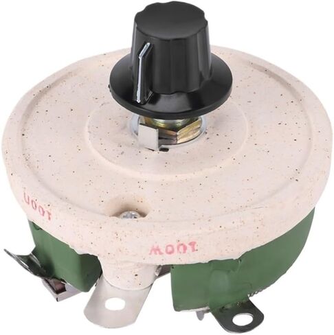 1 قطعة 100 واط 100 أوم Wirewound الجهد المقاوم الروتاري ريوستات in Saudi Arabia