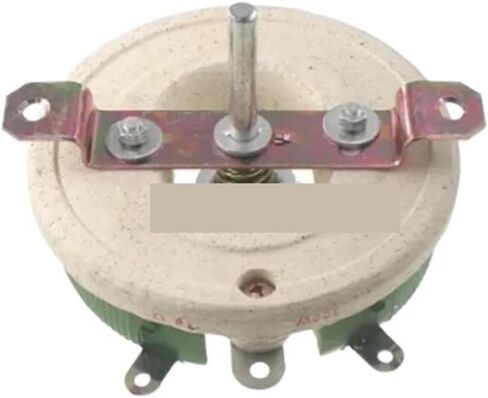 1PCS 500W BC1 high Power rheostat rotary variable wire wound resistor Disc shape Adjustable resistor Sliding rheostat(1R) in Saudi Arabia