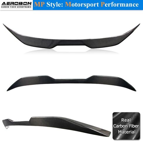 AeroBon Real Carbon Fiber Trunk Spoiler متوافق مع 2017-2023 Audi A5 S5 RS5 Spoiler 4-Door Sportback (نمط MV) in Saudi Arabia