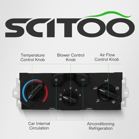 SCITOO Climate Control Module AC Heater Control Panel for Chevy Colorado 2004-2012，for GMC Canyon 2004-2012，for Isuzu I-280 2006 in Saudi Arabia