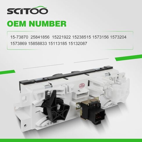 SCITOO Climate Control Module AC Heater Control Panel for Chevy Colorado 2004-2012，for GMC Canyon 2004-2012，for Isuzu I-280 2006 in Saudi Arabia