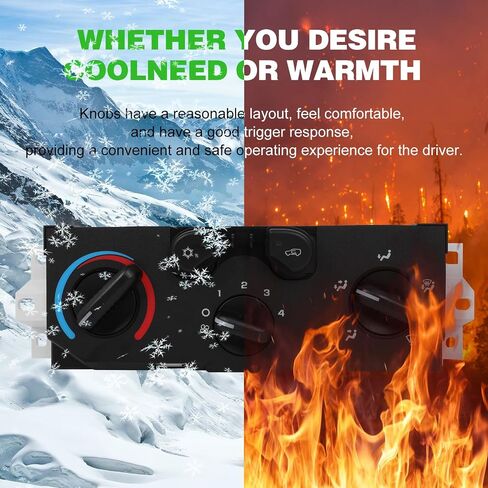 SCITOO Climate Control Module AC Heater Control Panel for Chevy Colorado 2004-2012，for GMC Canyon 2004-2012，for Isuzu I-280 2006 in Saudi Arabia