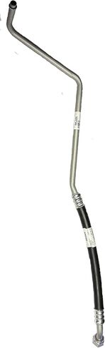 OEM F50-6442-0320 Suction Line Assembly, Silver and Black, Metal, Heavy Duty Truck Air Conditioning Component in Saudi Arabia