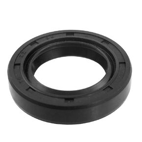 uxcell Oil Seal, TC 12mm x 28mm x 7mm Nitrile Rubber Cover Double Lip with Spring for Mechanical Motive Axle Shaft, Black Pack of 1