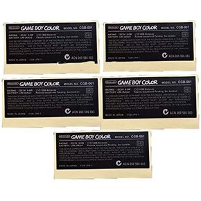 5PCS Marking Sticker Label Tally Tag for Nintendo Game Boy Color GBC Replacement