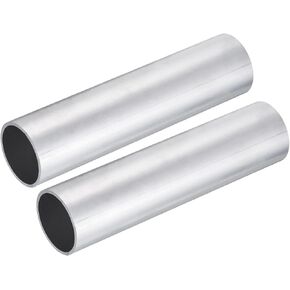 DMiotech (50 مم OD × 45 مم معرف) 6061 أنبوب دائري من الألومنيوم بطول 200 مم صناعة الأنابيب المعدنية لمشاريع بناء إطار الآلات DIY