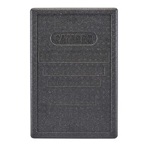 Cambro EPP180LID110 Cam GoBox Full-Size Top Loader Lid Black Case of 1