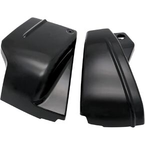 Motorcycle Left & Right Battery Fairing Covers Side Panel Oil Tank Cover for Yamaha V-Star 650 / DragStar 650 / XVS650 / XVS650A Custom Classic(Glossy Black)