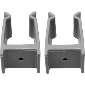 JSP Manufacturing Grey Bimini Top Boat Pole Clips 1-1/4 inch for Pontoon Bimini Top Support Poles