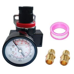 1/2" NPT Air Pressure Regulator, Air Regulator for Compressor Air Compressor Regulator with Gauge 0-145Psi BR4000