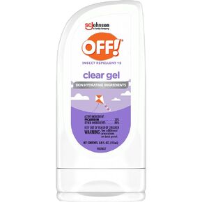 OFF! Clean Feel Insect Repellent Clear Gel with 20% Picaridin, Bug Repellent with Long Lasting Protection from Mosquitoes, Hydrating, 3.8 oz