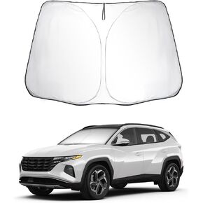 2016-2024 XC90 Front Windshield Sunshade for 2016-2024 Volvo XC90 Windshield Sunshade Foldable for Blocks UV Rays and Blocks Heat and Sun Keeps Vehicle Cool