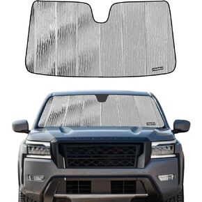 Windshield Sun Shade for 2005-2021 Nissan Frontier, 2005-2015 Nissan Xterra, 2009-2012 Suzuki Equator - Safeguard