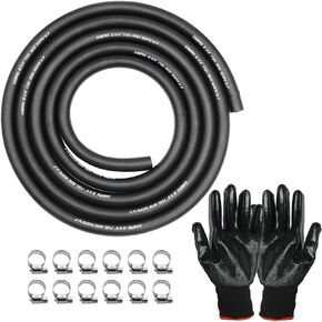 20FT NBR Fuel line hose 1/4 Fuel Hose 300PSI Engine Liner Fuel Injection Compatible (1/4 INCH 20FT)