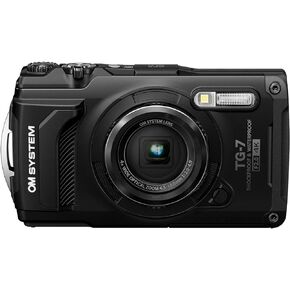OM System Tough TG-7 Underwater Camera (Black) (Renewed)
