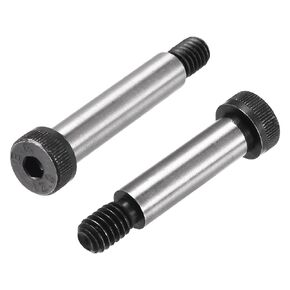 uxcell Alloy Steel Hexagon Socket Head Shoulder Screws Bolts, 2" Shoulder Length, 3/8" Shoulder Dia, 5/16-18 Thread, 6pcs