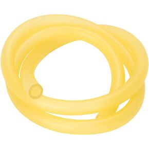Rubber Tubing, Amber Latex Rubber Tube Natural Tube Rubber Hose 7/16 inch O.D. 5/16 inch I.D., Super Elastic and Durable (3 Feet)