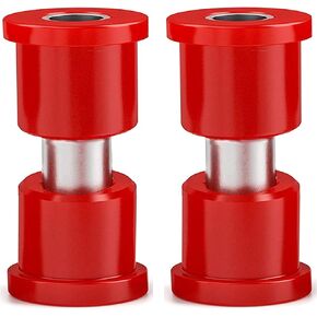 Suspension Dudes PAIR Front/Rear Frame Shackle Bushing Kit FITS Wrangler 1987-1995, CODE RED Bushings Made In USA SB376 52002552
