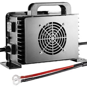 2000W Lithium Battery Charger 58.4Volt 25AMP 16S LiFePo4 48V25A O-Type Terminal-M8 for 48V Golf Carts