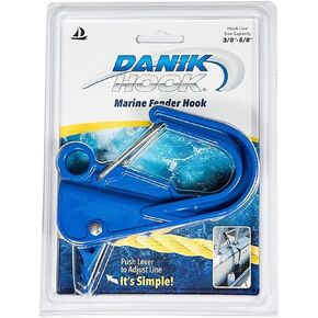 Marine Fender Hanger Hook, High Strength Composite Anchor Clip, Knotless Anchor System, Easy to Use, Holds 300 lbs.